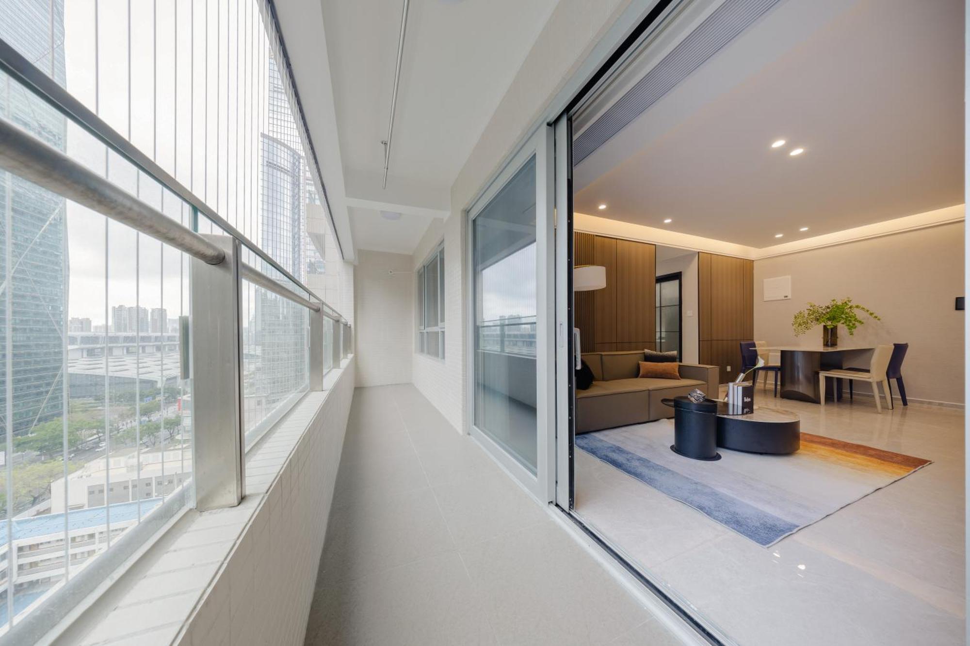 XI Ke Executive Apartment - Shenzhen Futian Exhibition Center Bagian luar foto