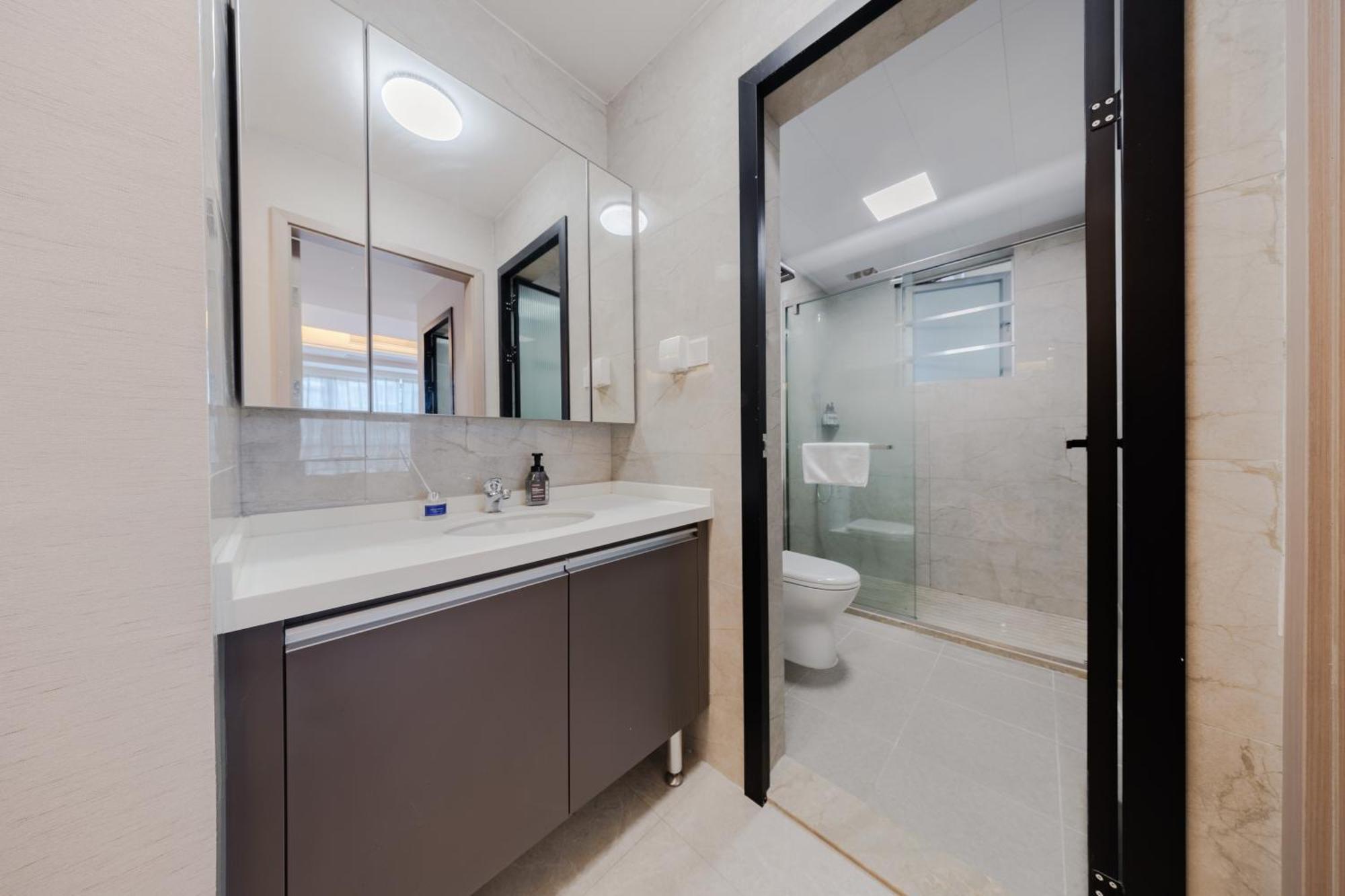 XI Ke Executive Apartment - Shenzhen Futian Exhibition Center Bagian luar foto