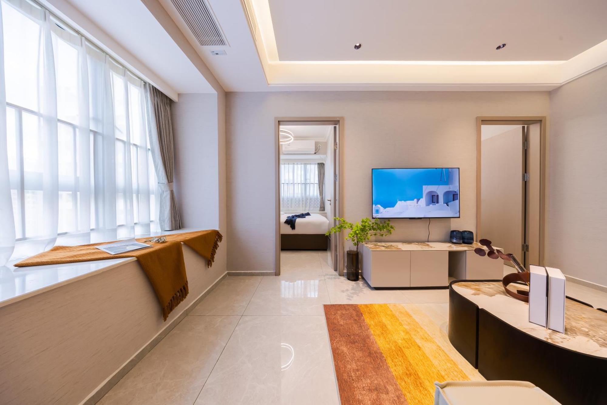XI Ke Executive Apartment - Shenzhen Futian Exhibition Center Bagian luar foto