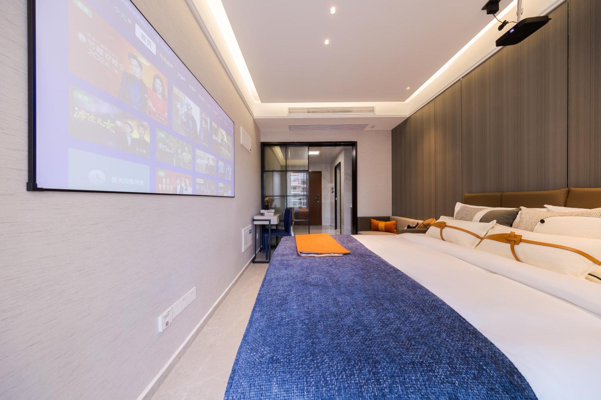 XI Ke Executive Apartment - Shenzhen Futian Exhibition Center Bagian luar foto