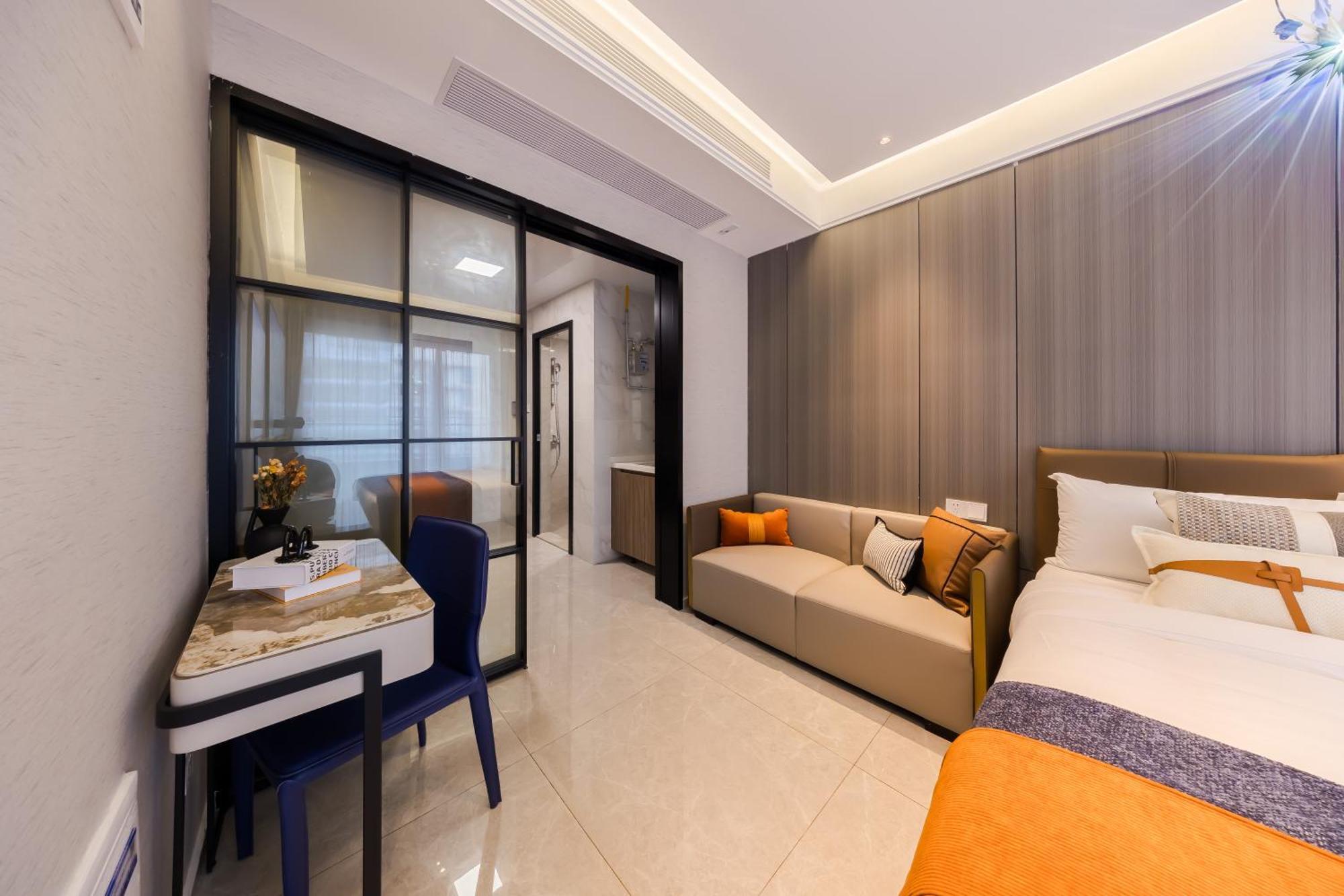 XI Ke Executive Apartment - Shenzhen Futian Exhibition Center Bagian luar foto