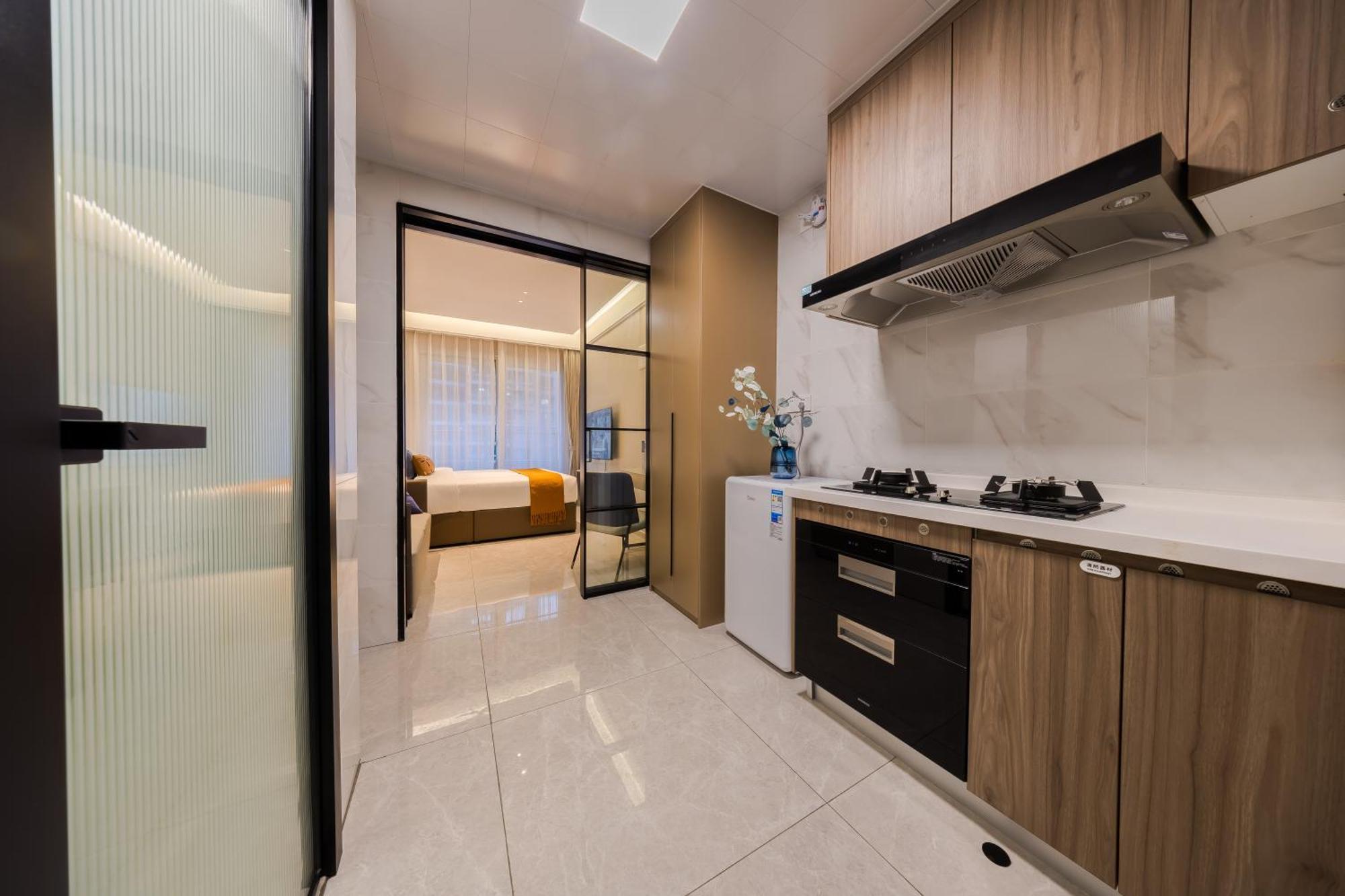 XI Ke Executive Apartment - Shenzhen Futian Exhibition Center Bagian luar foto
